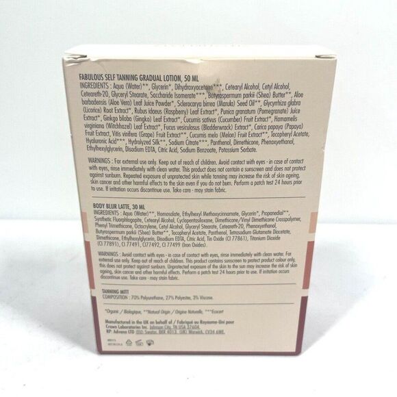 Vita Liberata Beauty To Go Self Tan Latte, Body Blur & Mitt NIB In Box - Picture 3 of 4